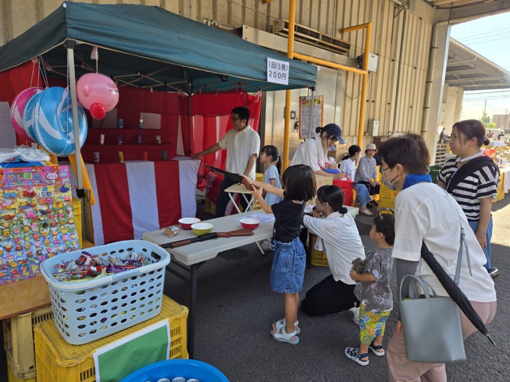 地域行事参加の様子（納涼祭）