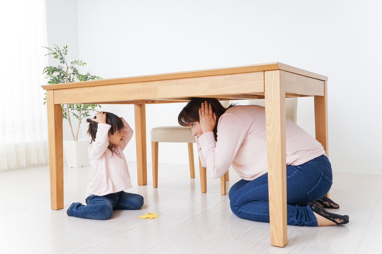 乳幼児がいる家庭の災害への備え